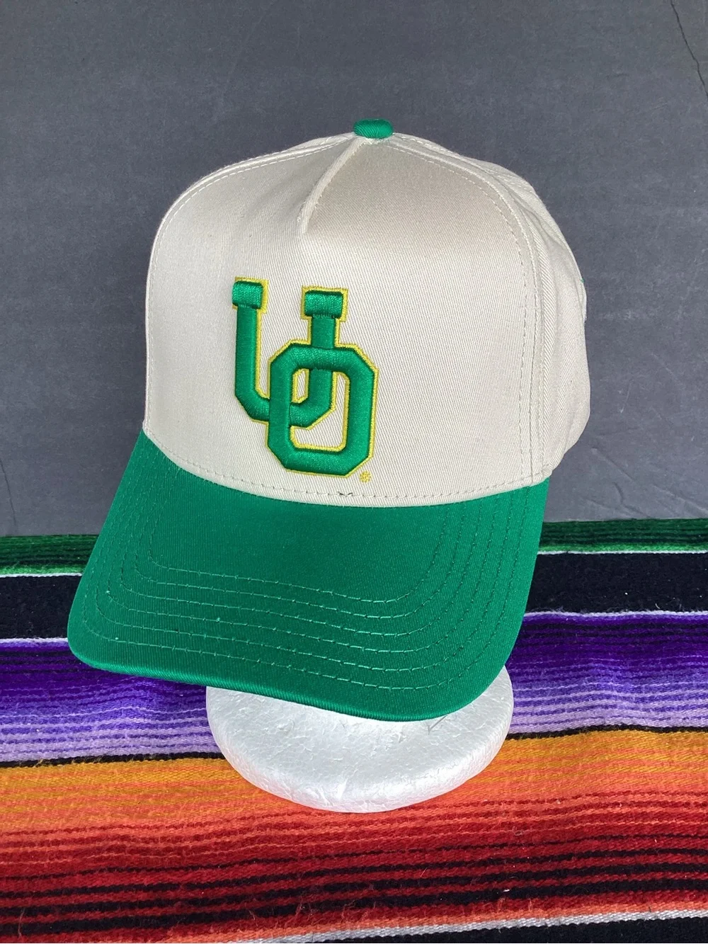 Woodngrail Oregon Ducks Autzen Stadium Stitched SnapBack Hat NWT